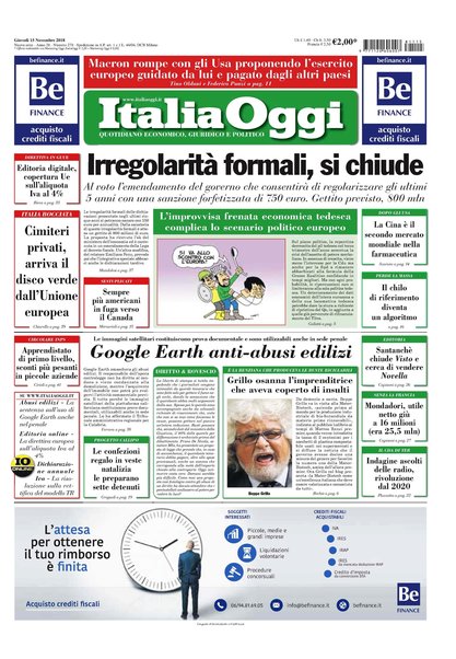 Italia oggi : quotidiano di economia finanza e politica